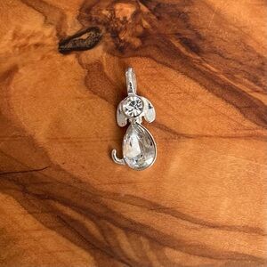 Avon Crystal Dog Necklace Pendant